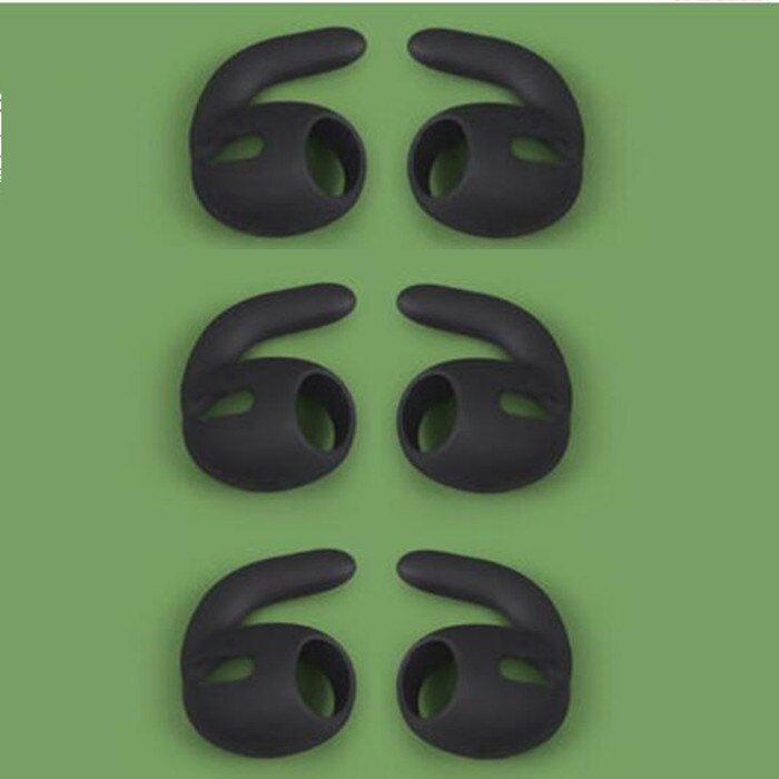 3 Pairs Silicone Ear Hooks for AirPods Pro,Earbuds Earpods Anti-Lost Ear Tips Ear Pads Cover for Apple AirPods Pro AirPods 3