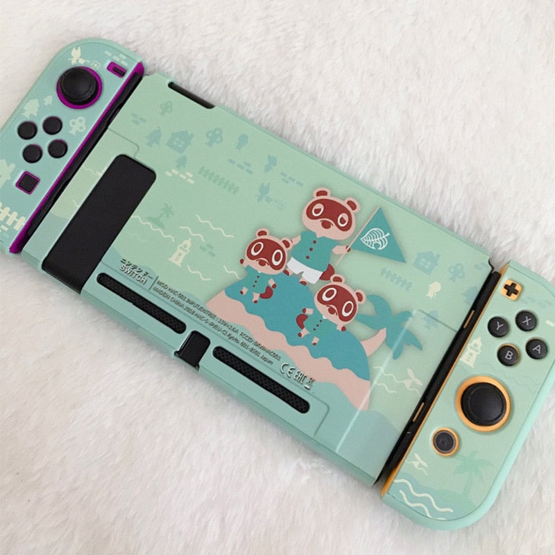 Protective Shell For Nintendo Switch Animal Crossing Hard Case Cover Shell JoyCon Controller Case For Nintendo Switch Accessorie