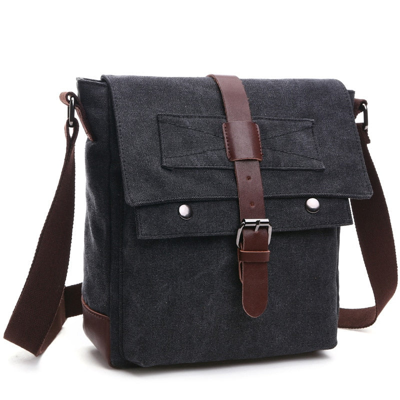 Retro Men Messenger Bags Canvas Handbags Leisure Work Travel Bag Man Business  Crossbody Bags Briefcase for Male Bolsas XA108ZC