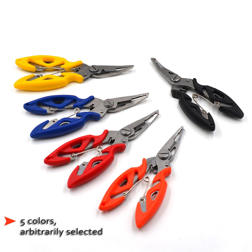 MNFT Fishing Plier Scissor Braid Line Lure Cutter Hook Remover etc. Tackle Tool Cutting Fish Use Tongs Multifunction Scissors