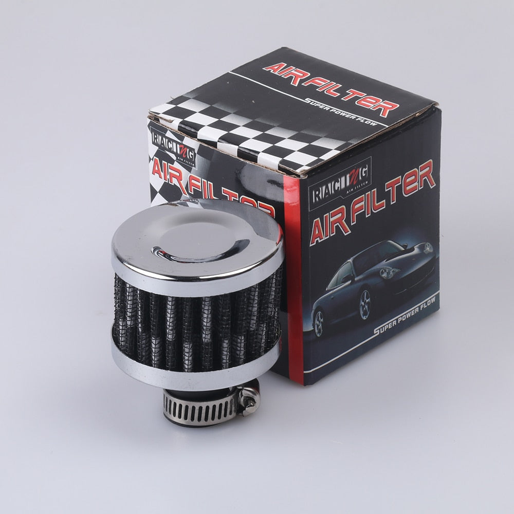 12mm Air Intake Crankcase Turbo Vent Breather Filter Car Modification Air Filter