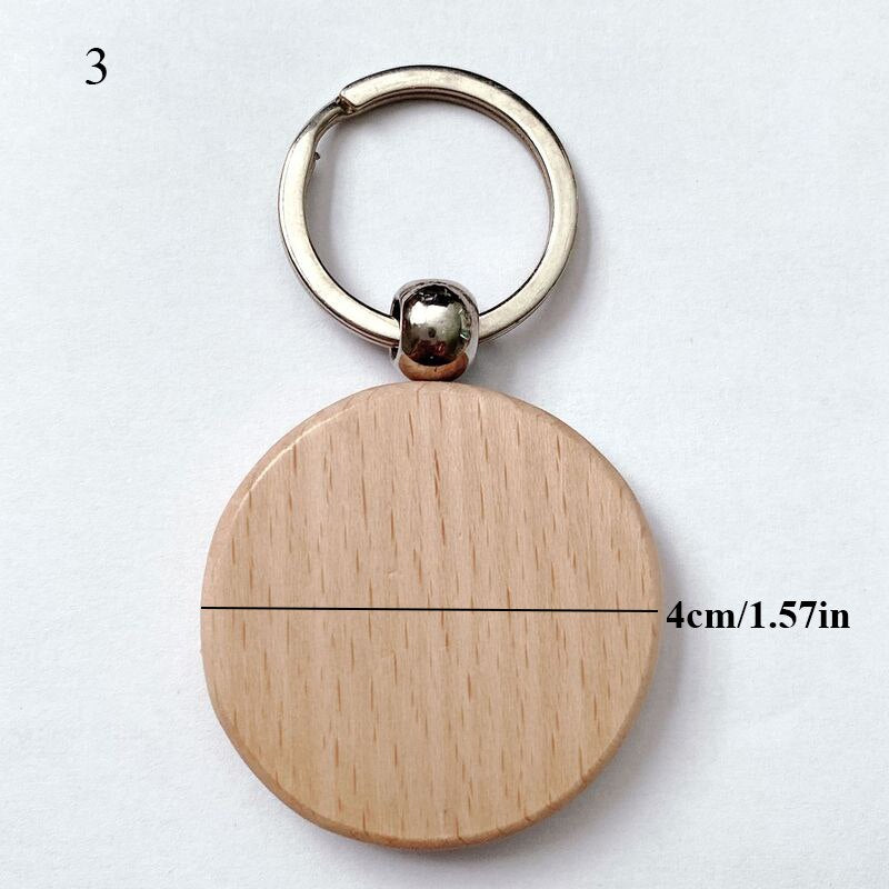 1pc Creative Lightweight Slim Design Wooden Mobile Phone Stand Holder Stand Pendant Keychain