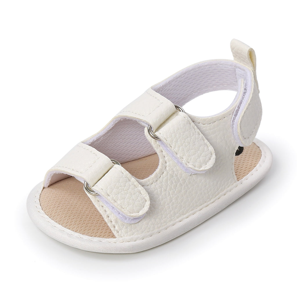 Baby Shoes Summer Baby Boy Girl Shoes Toddler Flats Sandals Soft Rubber Sole Anti-Slip Bowknot Crib First Walker Shoes