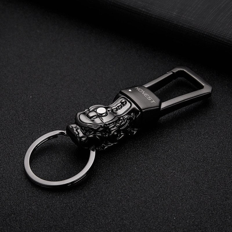 Honest Luxury Key Chain Men Women Car Keychain For Key Ring Holder Jewelry Genuine Leather Rope  Bag Pendant Fathers Day Gift