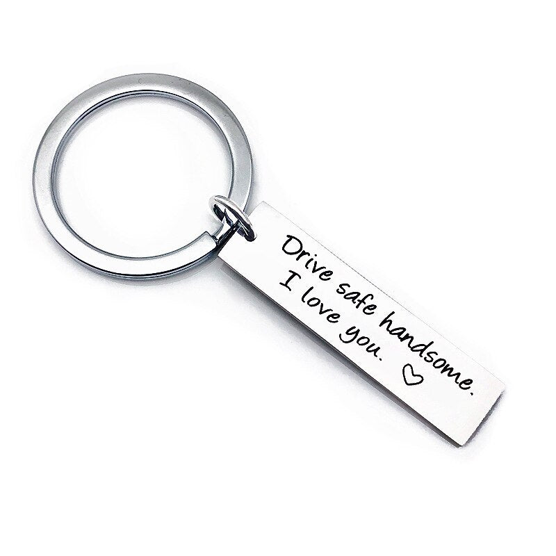 Valentines Day Gift Drive Safe I Need You Here with Me Keychain Girl for Boyfriends Gift Present Personalized Gifts Party Favors