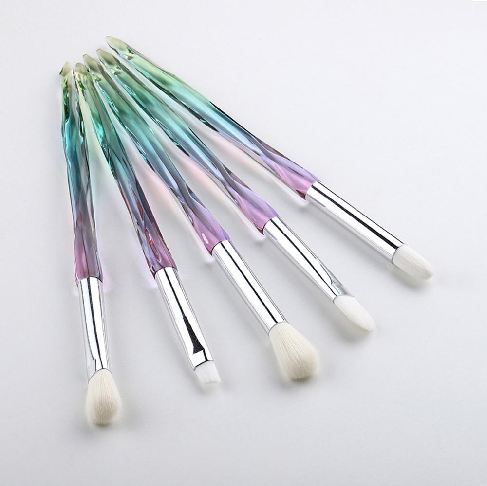 FLD Eye Brush Diamond Makeup Brushes Set Eye Shadow Lip Eyebrow Brushes High Quality Professional Lip Eyeliner Tools