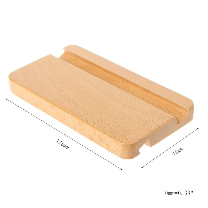 Wooden Phone Holder Stand for iPhone 11 12 Pro Max SE3 Phone Desk Holder for Huawei P30 P40 Pro Phone Support for Samsung S9 S10