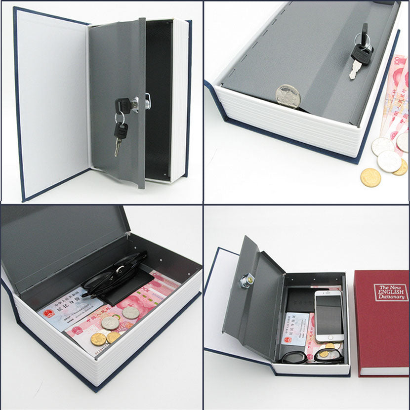 Safe Box  Piggy Bank Moneybox Storage Secret  Hidden Safes Stash Compartment Security Protection Home Decoration  Props Book