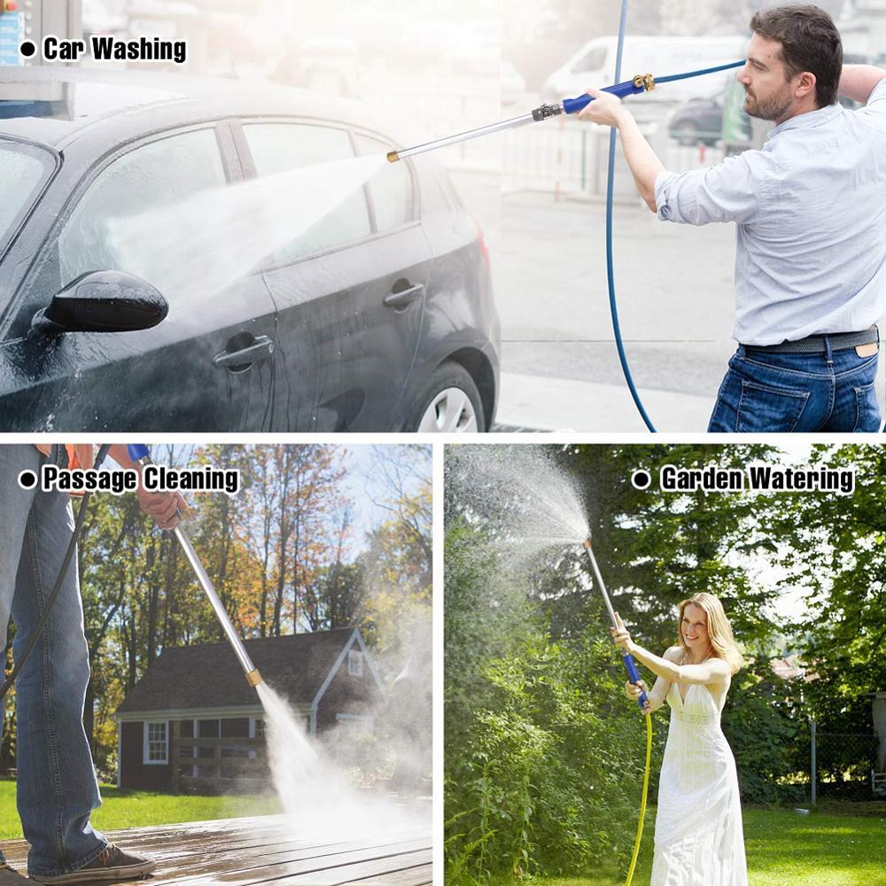 Meijuner Car High Pressure Water Gun 46cm Jet Garden Washer Watering Spray Cleaning Tool for Garden