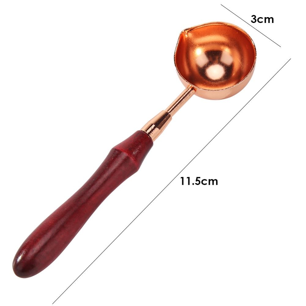 Wood Sealing Wax Furnace/Spoon Tool Retro Wax Seals Melting Warmer Decorative Wax Pot Beads Stick Heater DIY Craft Wax stamp