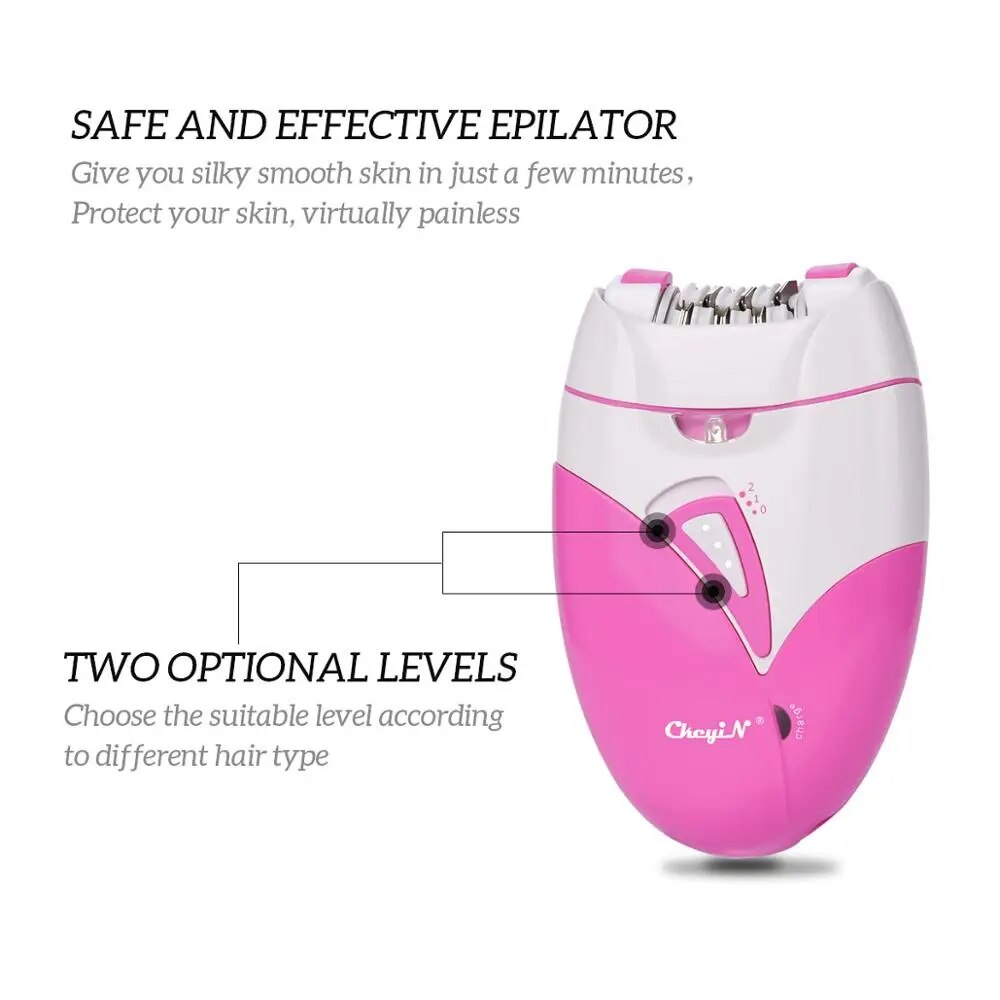 Ckeyin USB Rechargable Women Epilator Body Leg Hair Removal Depilator Shaver Female Electric Shaving Apparatu Depilation Machine