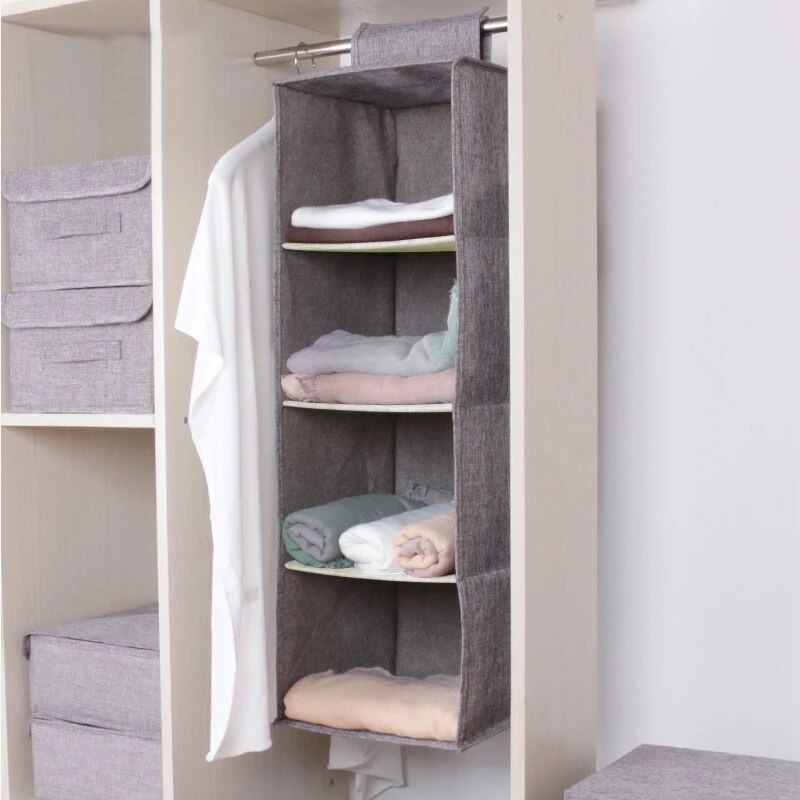 Creative Household Clothes Hanging Drawer Box Underwear Sorting Storage Wall Wardrobe Closet Organizer Shelves Organizadores