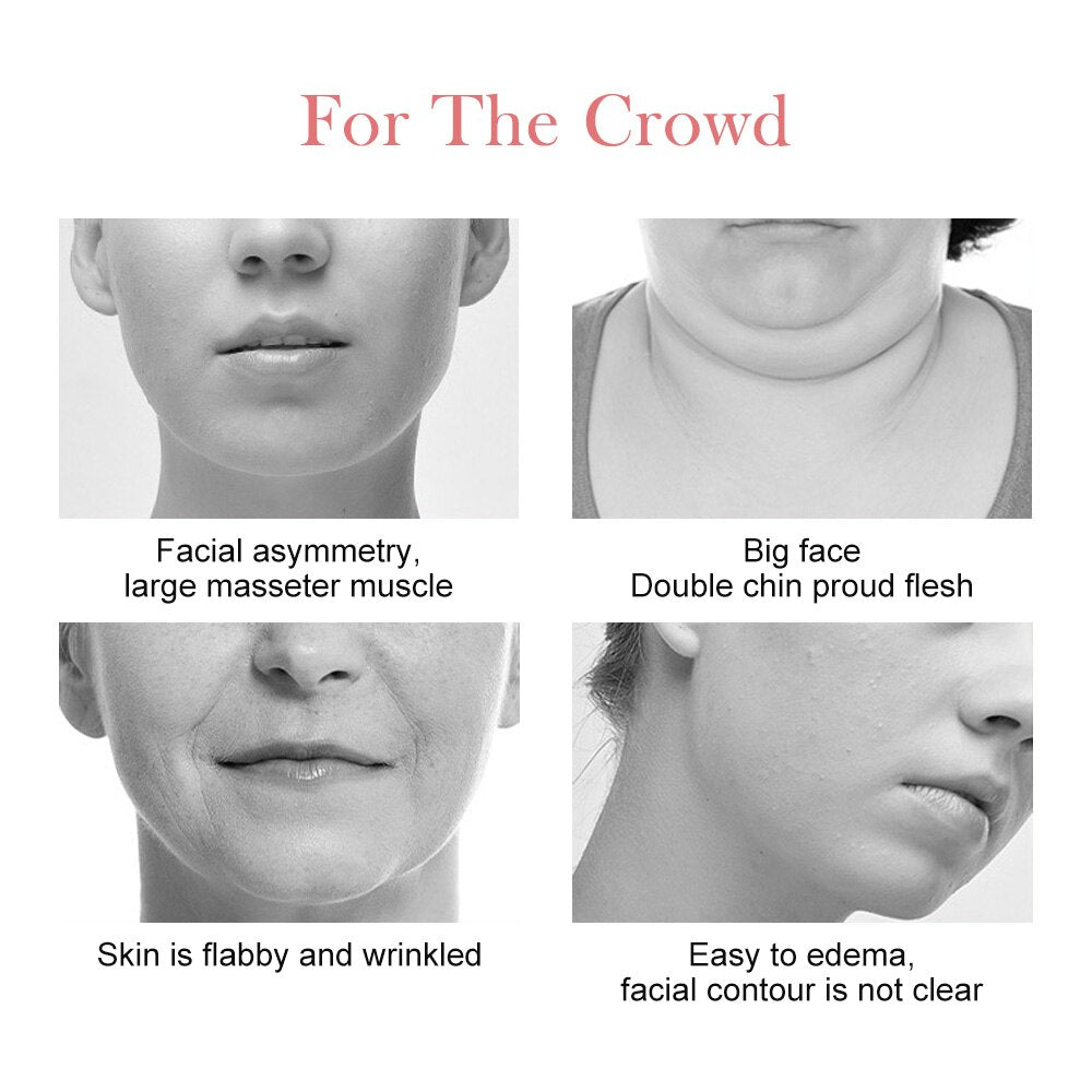 Face Slimmer Beauty Jaw Exerciser Facial Lifiting Belt Slim V-Line Lift Up Belt Reduce Double Chin Bandages Mask Face Care