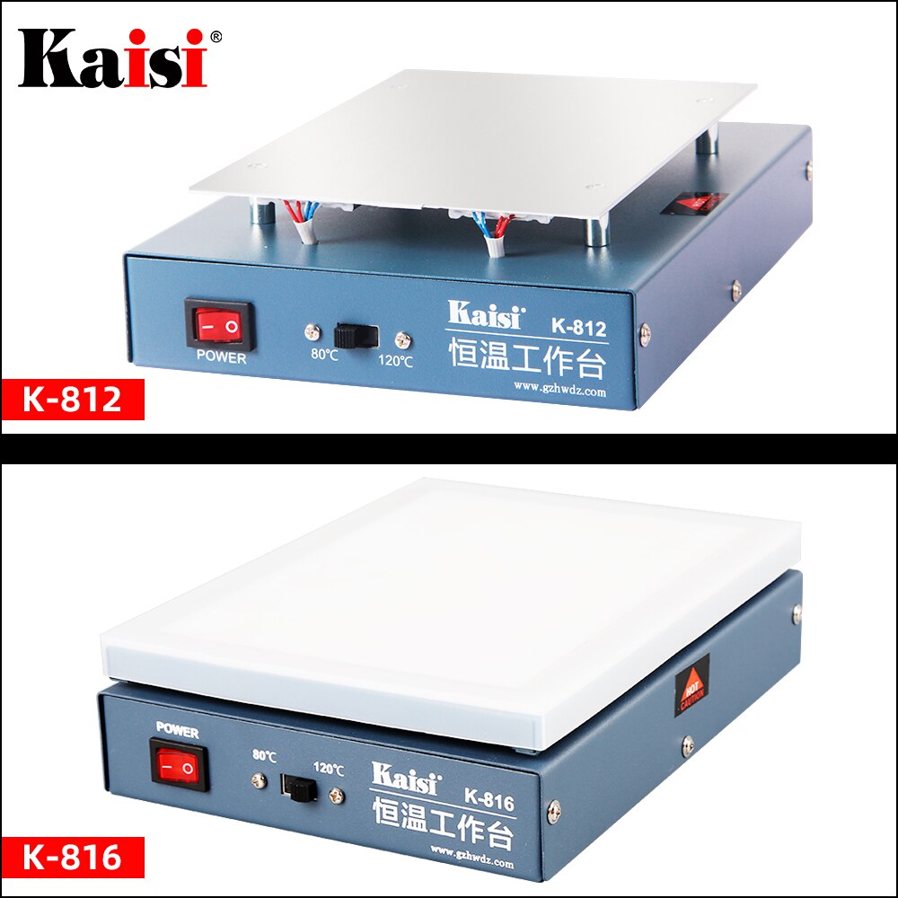 Kaisi LCD Screen Separator Heating Platform 110/220V Glass Removal Smooth Plate Phone Repair Machine Plate Station