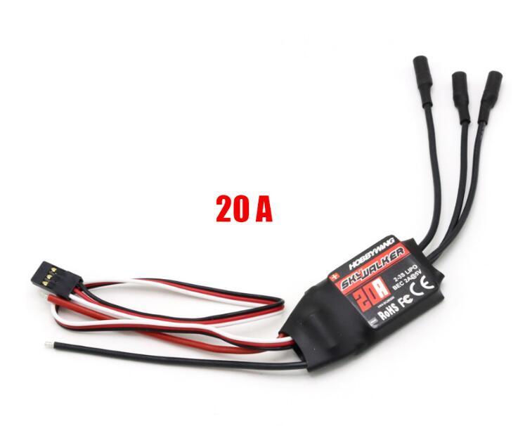 Hobbywing Skywalker 40A 50A 60A 80A 15A 20A 30A V2 ESC Speed Controller With UBEC For RC Airplanes Helicopter