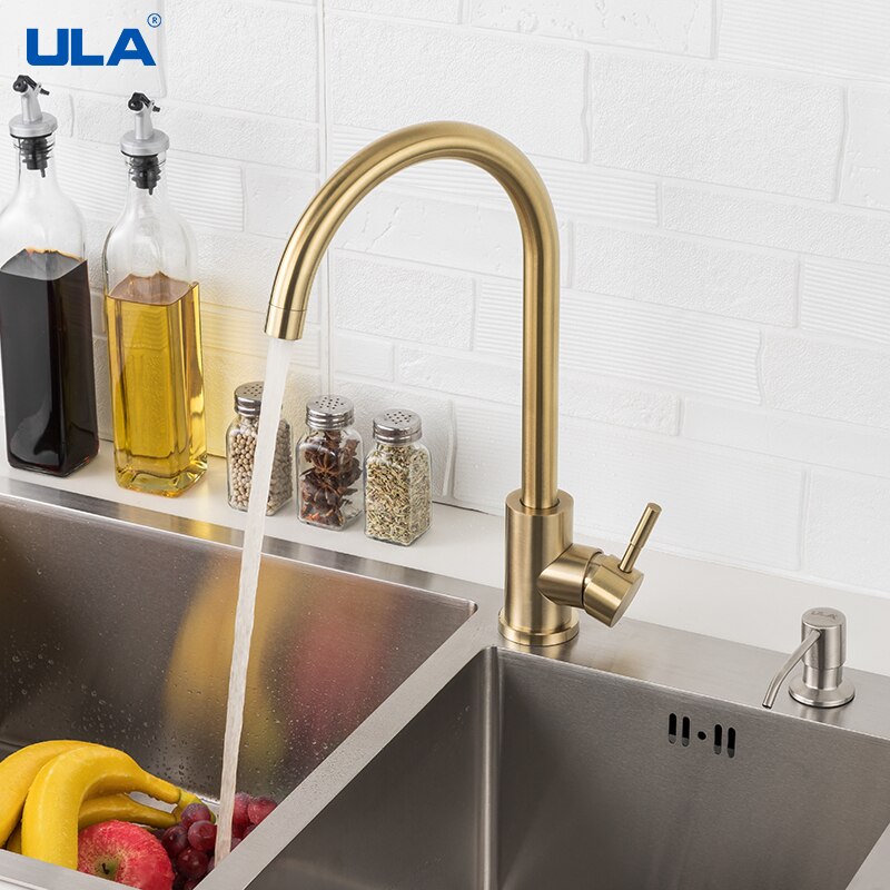 ULA kitchen faucet with tap drinking water Purifier Kitchen Faucet Set Stainless Steel Kitchen Mixer Sink Tap( Hoses Not include