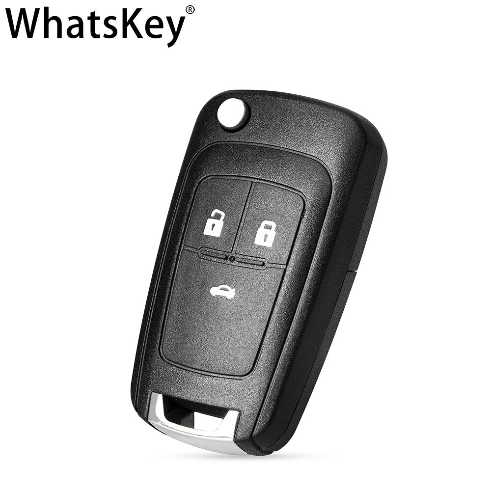 WhatsKey 2 Buttons Folding Car Key Shell Remote Flip Key Fob Case For Opel Vauxhall Astra H Insignia J Vectra C Corsa D Zafira G