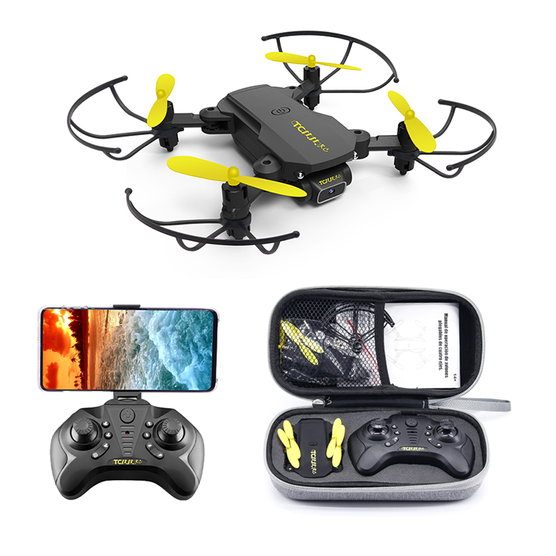 TCMMRC Mini drone 4k profesional wifi dron quadrocopter fpv drone with 4k HD camera RC foldable gps Selfie Drones for mini Toys