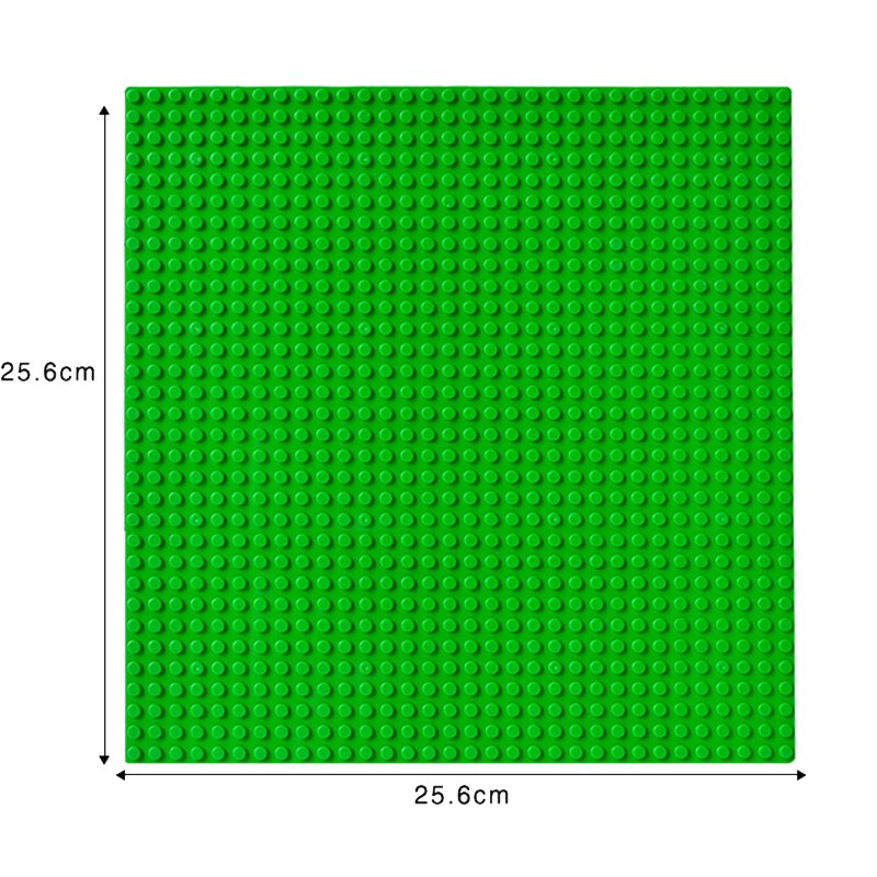 Classic Road Base Plates Straight Crossroad Curve Small Dots Baseplate Board City DIY Building Blocks Toys