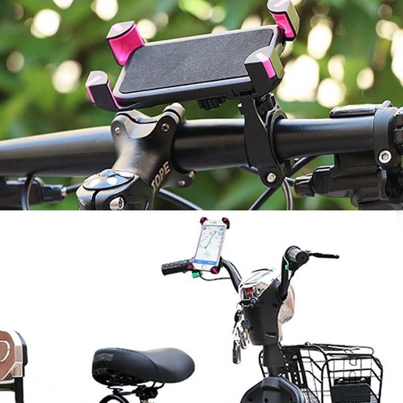 Bicycle Phone Holder Mobile Support Telephone Velo Scooter Motorcycle Phone Mount GPS Holder Bike Handlebar Clip Bracket Stand