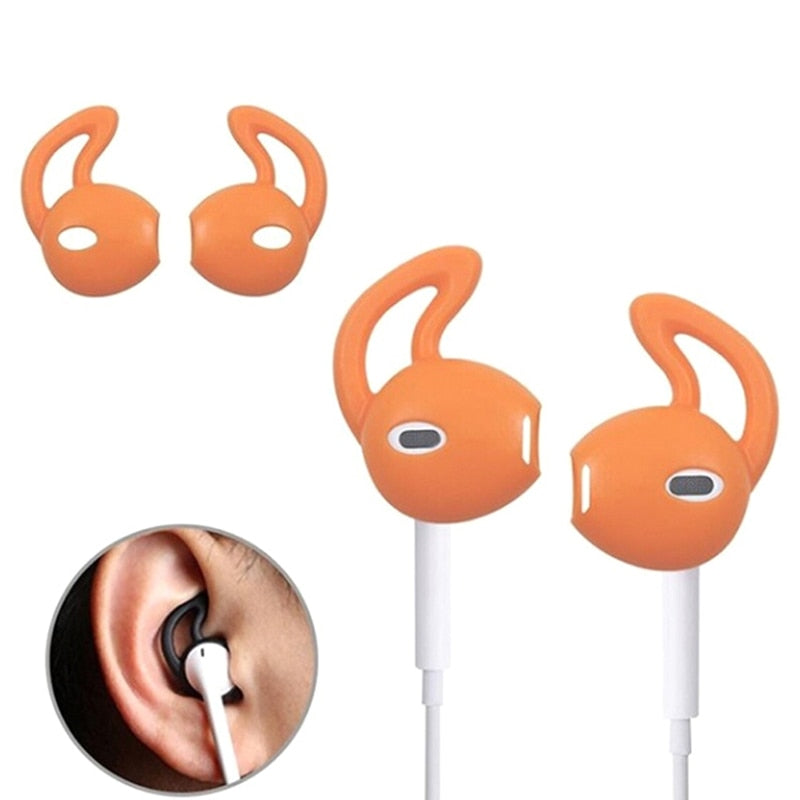 5 Pair/lot  EarPods Covers Sports Silicone Ear Cap Earphone Sleeve Headphone Adapter Protective Cover Accessories for phone