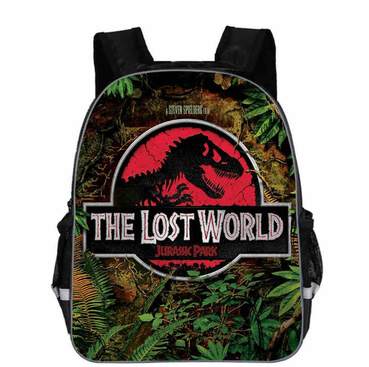 11-16inch Popular Animal Printing Dinosaur Backpack For Kids Jurassic World Fallen Kingdom Bags For Girls Boys Children School