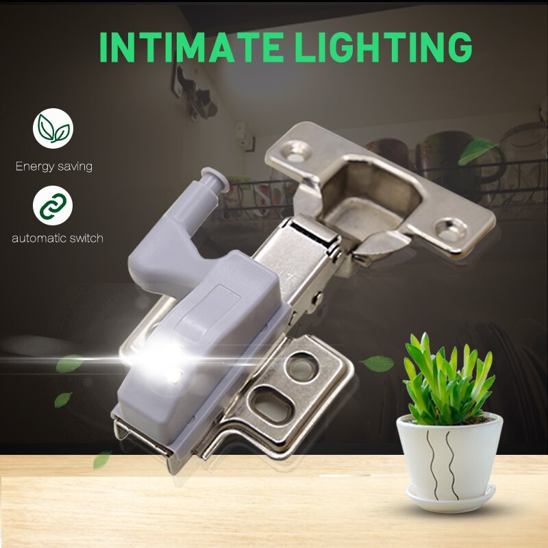 Goodland LED Under Cabinet Light Sensor Wardrobe Light Universal Led Armario Inner Hinge Lamp For Kitchen Cupboard Closet