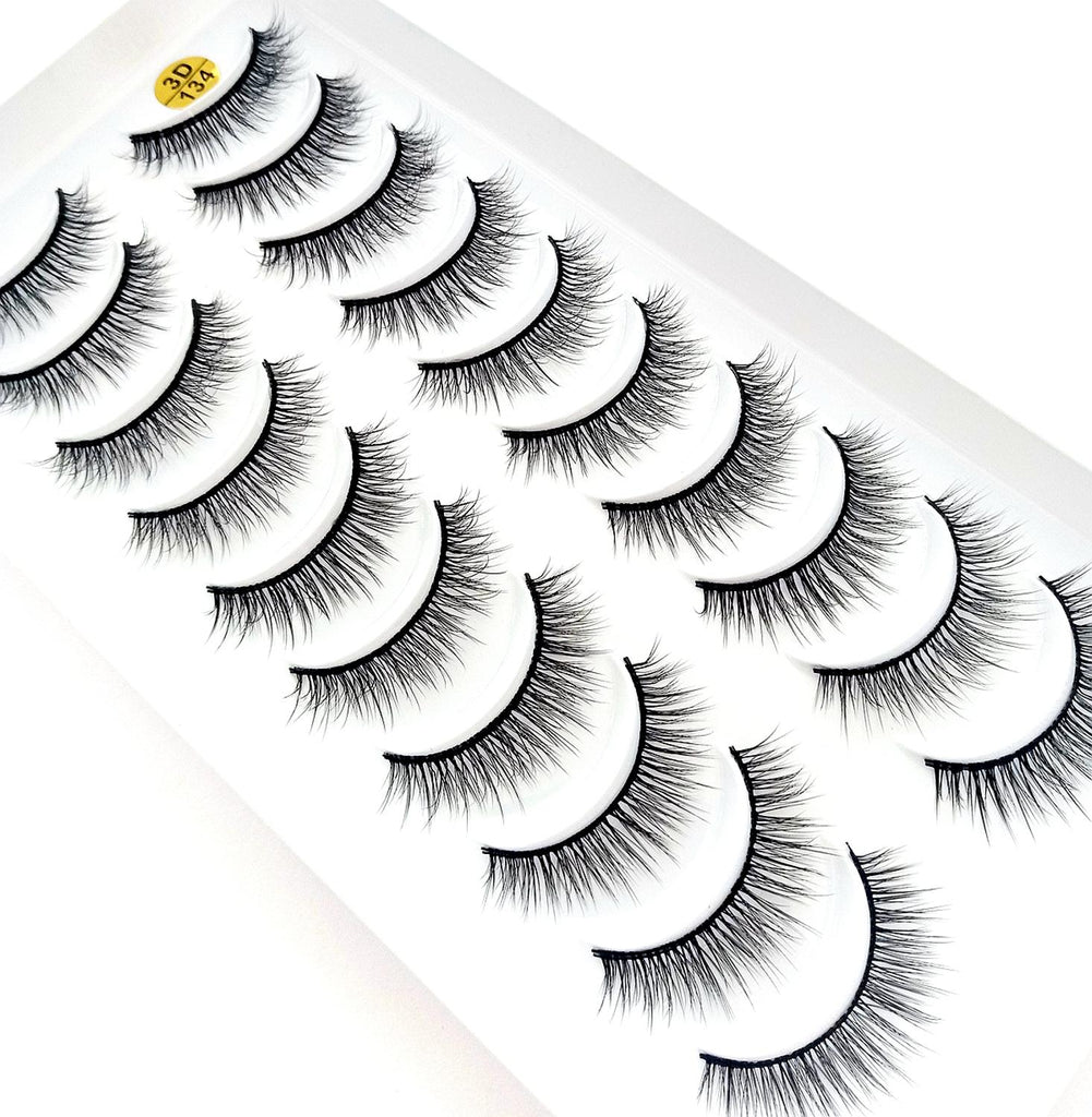 38 Styles 5/10 Pairs Natural False Eyelashes Fake Lashes Long Makeup 3d Mink Lashes Extension Eyelash Mink Eyelashes for Beauty