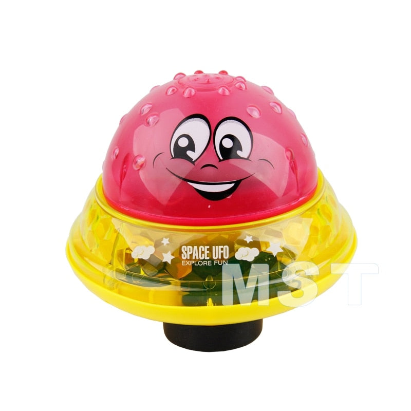 Funny Baby Bath Toys Water Sprinkler Ball Rotate With Colorful LED Light Shower Bathtub Swimming Pool For Kids Water Games