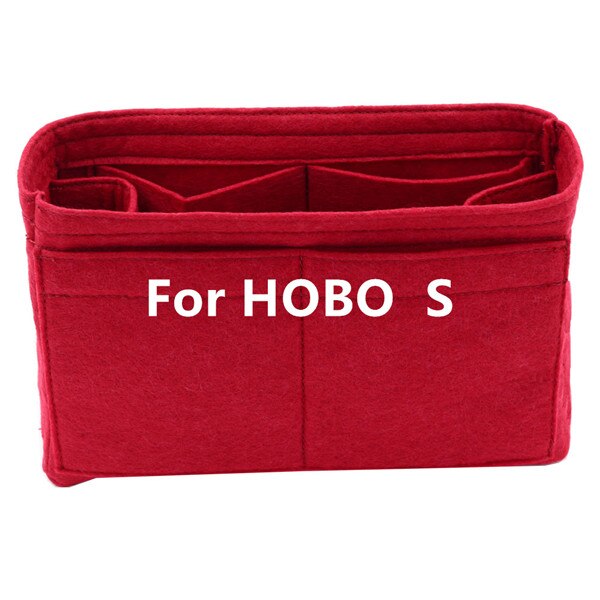 Fits Gabrielle Hobo Felt Cloth Insert Bag Organizer Makeup Handbag shaper Organizer Travel Inner Purse Portable Cosmetic Bags