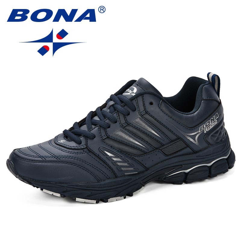 BONA  New Design Style Men Shoes Breathable Popular Men Running Shoes Outdoor Sneaker Sports Shoes Comfortable Free Shipping