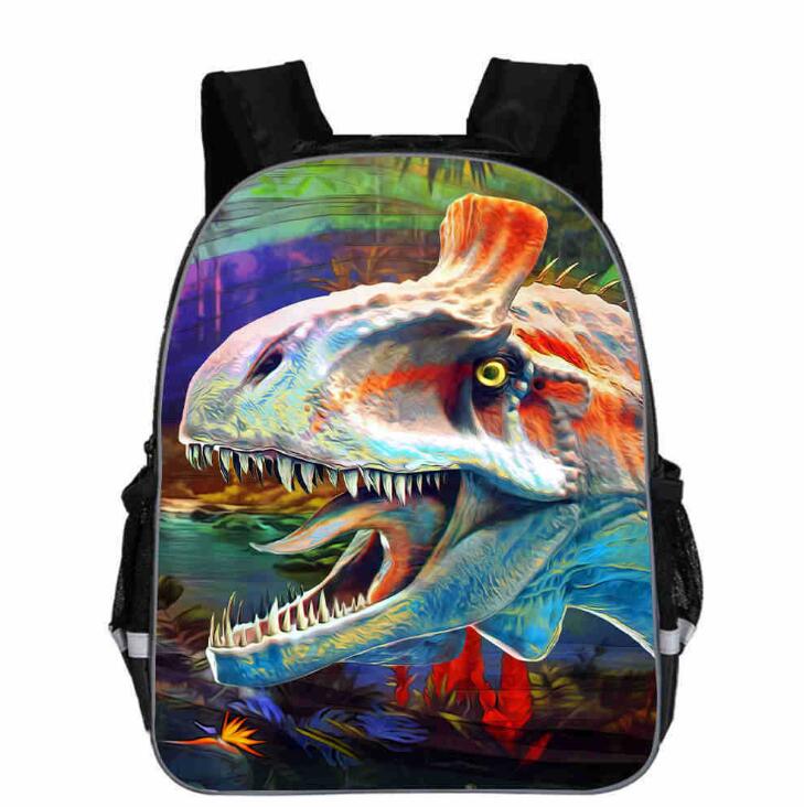 11-16inch Popular Animal Printing Dinosaur Backpack For Kids Jurassic World Fallen Kingdom Bags For Girls Boys Children School