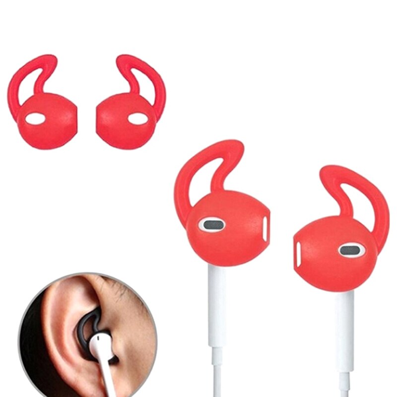 5 Pair/lot  EarPods Covers Sports Silicone Ear Cap Earphone Sleeve Headphone Adapter Protective Cover Accessories for phone