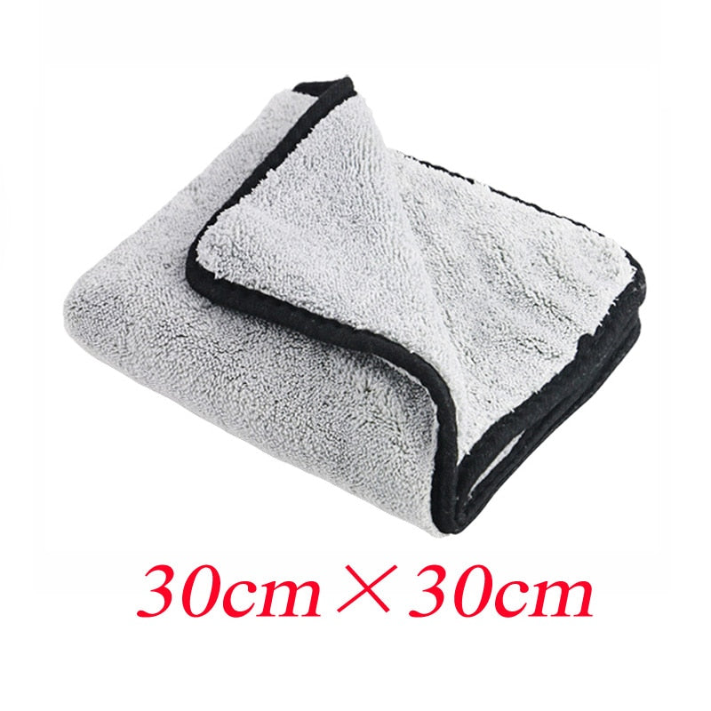 800GMS Car Care Polishing Super Thick Plush Microfiber Car Cleaning Cloth Car Care Microfibre Wax Detailing Washing Drying Towel