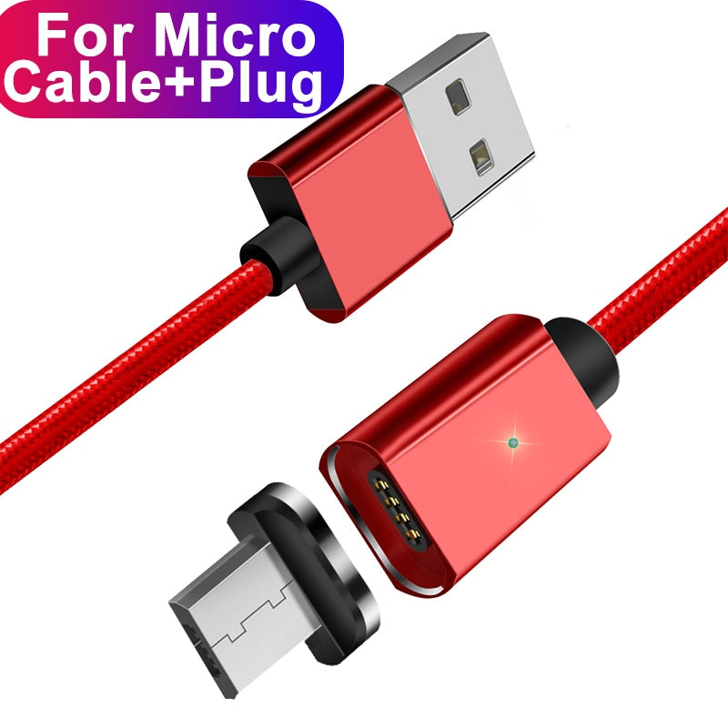 Essager Magnetic USB Cable For iPhone 11 Pro Max Xiaomi Redmi Magnet Type C Micro USB Cable Fast Charger Mobile Phone Cord