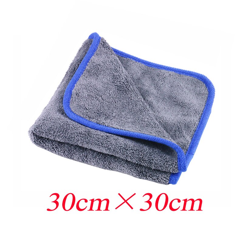 800GMS Car Care Polishing Super Thick Plush Microfiber Car Cleaning Cloth Car Care Microfibre Wax Detailing Washing Drying Towel