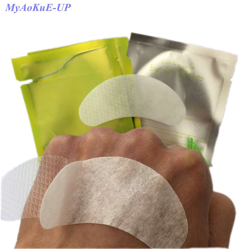 50 Pairs Thin Eye Pads For Eyelash Extension Eyelashes Patches Tips Sticker Wraps Cosmetic Tool Makeup For The Eyes tools