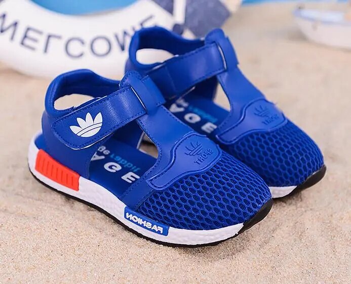 Hot fashion summer trend new girl sandals soft bottom lie fallow beach shoes boys  sandals