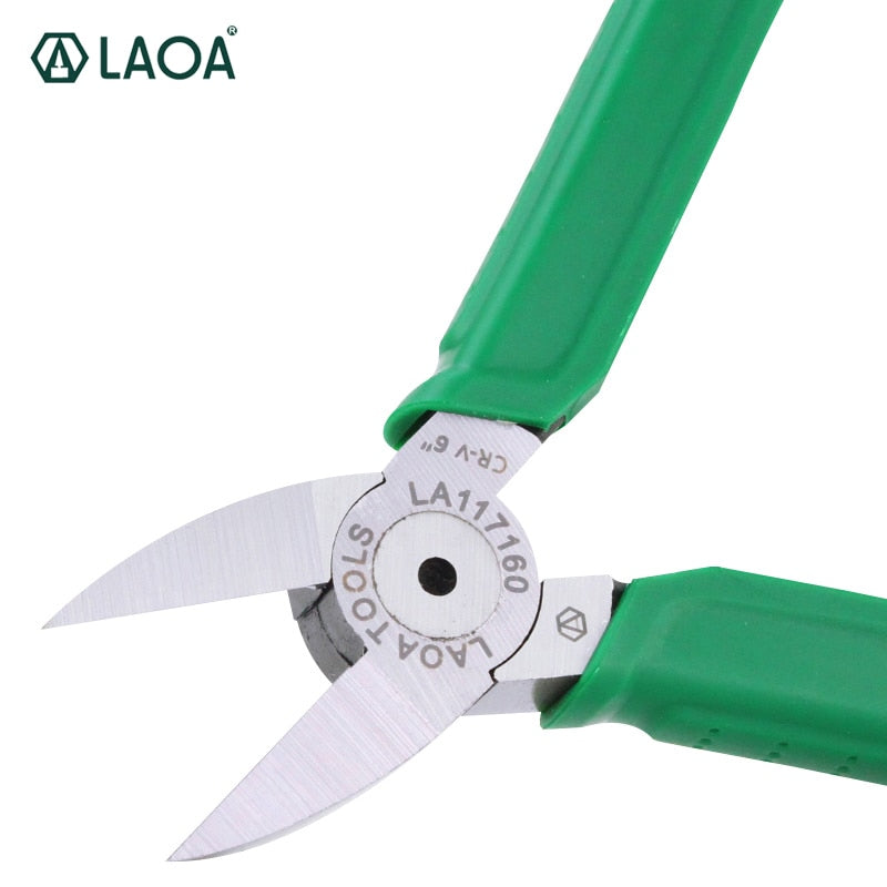 Cr-V Plastic Pliers Nippers Jewelry Electrical Wire Cable Cutters Cutting Side Snips Electrictrician Tool