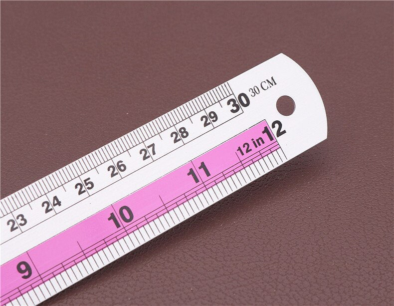 4PCS/Set UV Aluminum Alloy Ruler Drawing Measurement Geometry TriangleRuler straightedge Protractor A variety of rulers