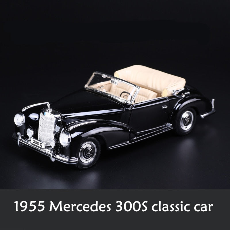 Maisto 1:18 Mercedes 500K 1936 classic car Alloy Retro Car Model Classic Car Model Car Decoration Collection gift