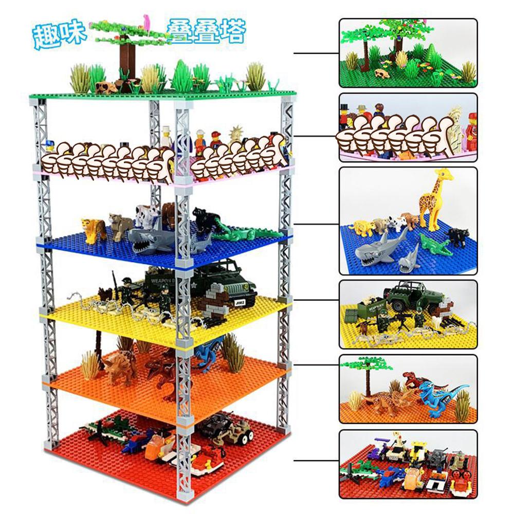 Double-sided Base Plates Plastic Small Bricks Baseplates Compatible classic dimensions Building Blocks Construction Toys 32*32