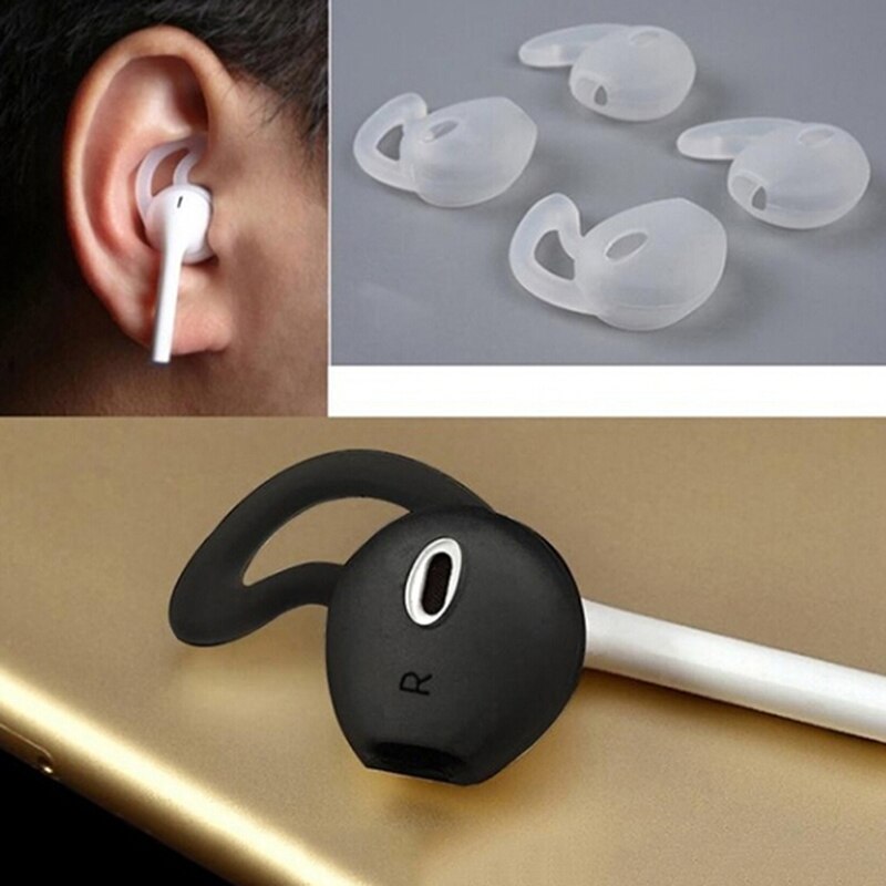 5 Pair/lot  EarPods Covers Sports Silicone Ear Cap Earphone Sleeve Headphone Adapter Protective Cover Accessories for phone