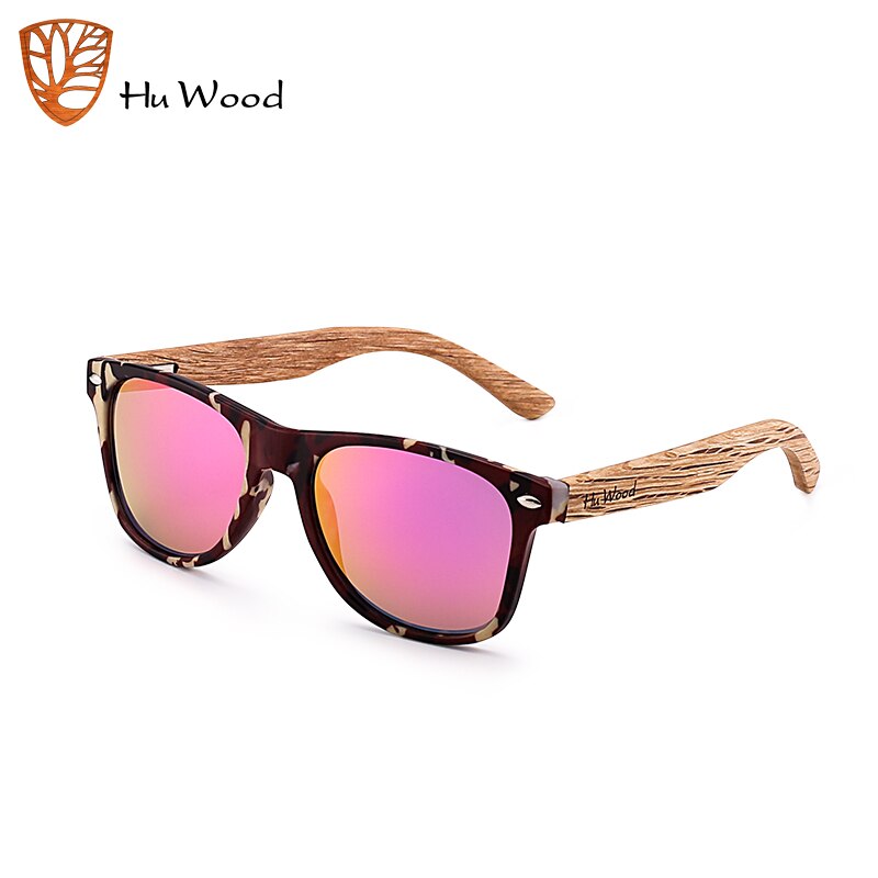 HU WOOD boy's Wood kids Sunglasses Goggle Eyewear Accessories For Girls Rectangle Sun Glasses Mirror uv400 Lens GR1005