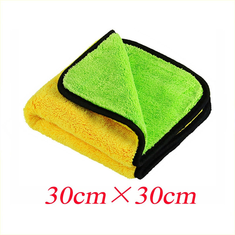 800GMS Car Care Polishing Super Thick Plush Microfiber Car Cleaning Cloth Car Care Microfibre Wax Detailing Washing Drying Towel