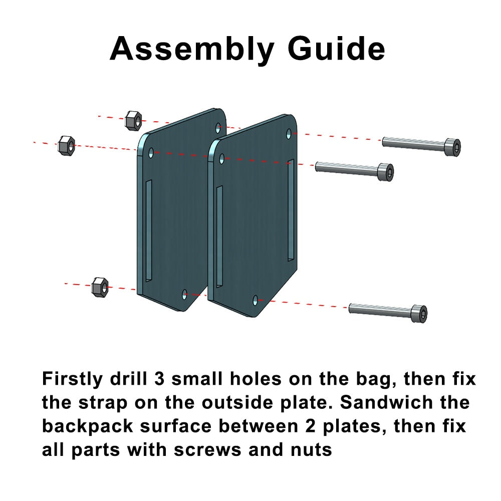 FPV Racing Drone Backpack Plug-in Accessories Bundle Mount Upgrade Parts Strap Carrying Parts Quadcopter Case Bag With Strap