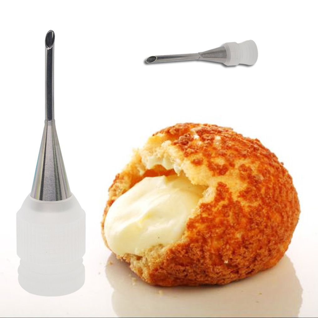 1/2/3PCS Puff Cake Tip Pastry Cream Butter Stainless Steel Nozzle Decor Baking Piping Tube DIY Kitchen Home