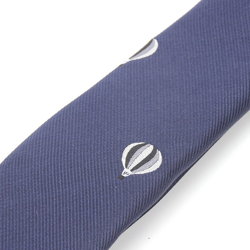 2018 Brand New Tie For Men Polyester Jacquard Animal Necktie for Wedding Business Suits 6cm Skinny Dot Neck Ties Slim Gravatas