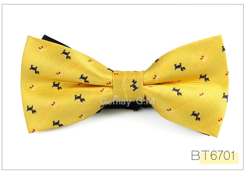 New Polyester Bowtie for Men Fashion Casual Floral Animal Men's Bow ties Cravat Neckwear For Wedding Party Suits tie