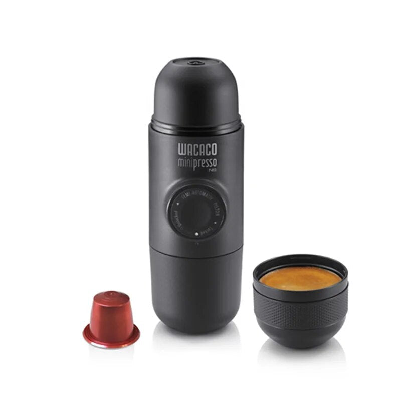 Wacaco Minipresso NS, Portable Espresso Coffee Machine, Compatible NS Capsules*, Small Travel Coffee Maker,Mini coffee machine.